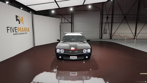 FIVEM Dodge Challenger | Lore Friendly Police Muscle Car Add-On | Working Emergency Lights | Custom Liveries | HQ Interior | Optimized | Fivem Ready | High Quality, image 4