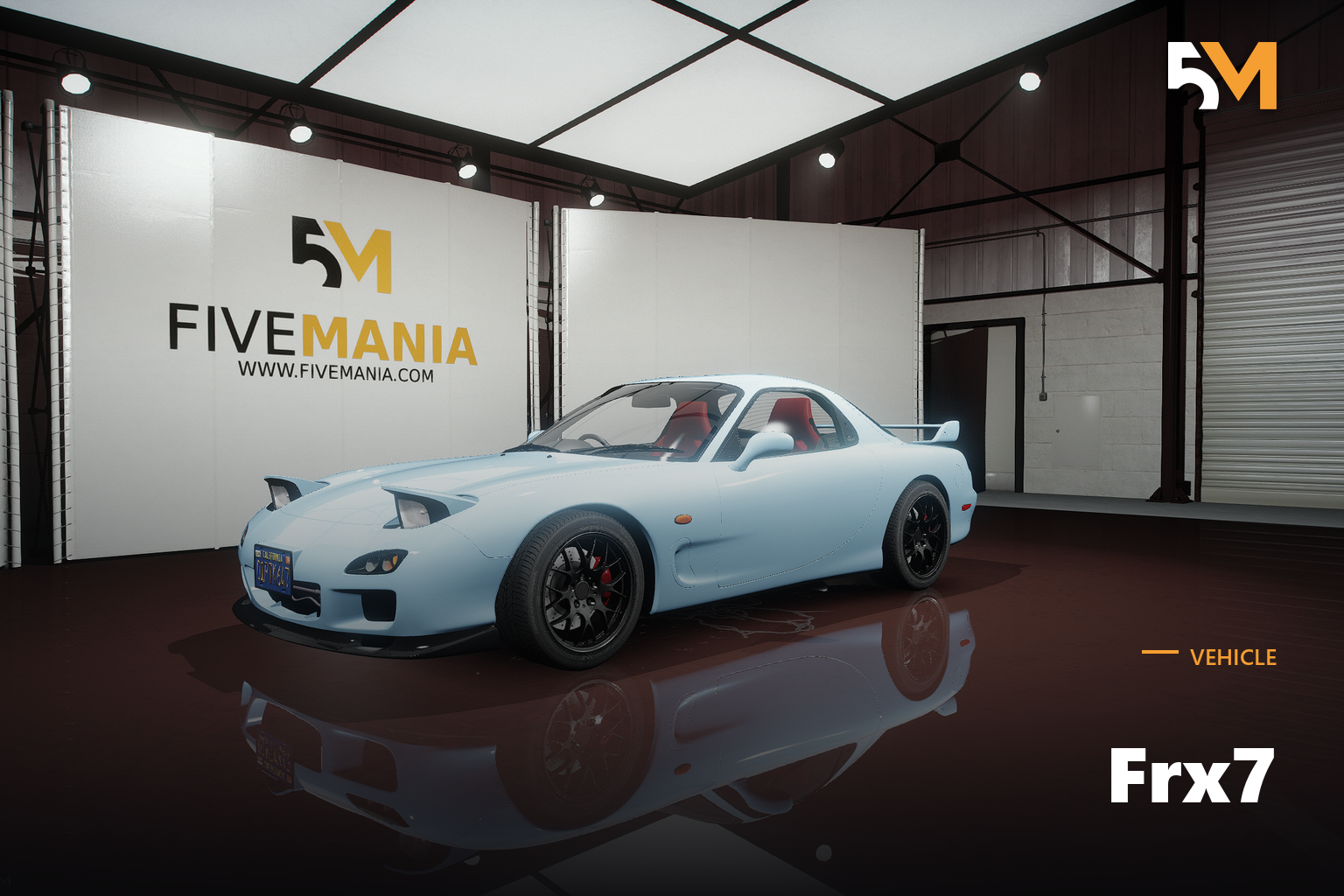 FIVEM Frx7 | Realistic Sports Car [Unbadged] Add-On | Interior & Exterior | Working Lights | Tuning Parts | Optimized | Fivem Ready | High Quality