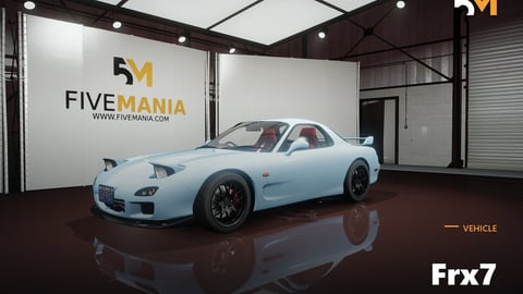 FIVEM Frx7 | Realistic Sports Car [Unbadged] Add-On | Interior & Exterior | Working Lights | Tuning Parts | Optimized | Fivem Ready | High Quality cover