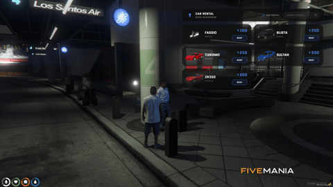 FIVEM Vehicle Rental | Advanced Car Rental System | Custom UI | Multiple Vehicle Options | Easy Management | Add-On | Optimized | Fivem Ready | High Quality, image 2