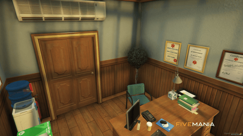 FIVEM Sandy Hospital | Fully Equipped Hospital MLO | Interior & Exterior | Pharmacy | Waiting Room | Add-On | Optimized | Fivem Ready | High Quality — image 32