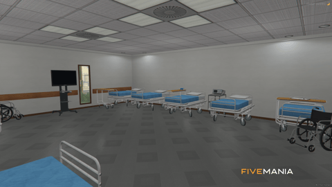 FIVEM Paleto Hospital | Functional Hospital MLO | Interior & Exterior | Reception | Morgue | Add-On | Optimized | Fivem Ready | High Quality — image 9