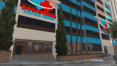 FIVEM Downtown Medical Center | Comprehensive Hospital MLO | Interior & Exterior | Reception & Patient Rooms | Operating Theaters & Canteen | Add-On | Optimized | Fivem Ready | High Quality — image 2