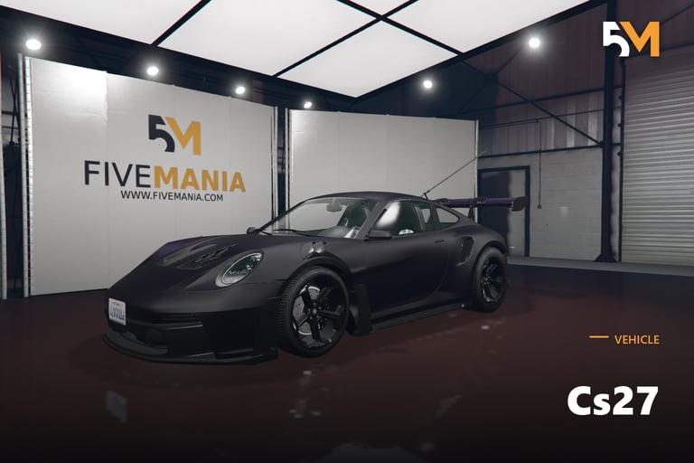 FIVEM Cs27, Realistic Sports Car [Unbadged] Add-On