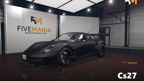 FIVEM Cs27 | Realistic Sports Car [Unbadged] Add-On | Interior & Exterior | Working Lights | Tuning Parts | Add-On | Optimized | Fivem Ready | High Quality cover