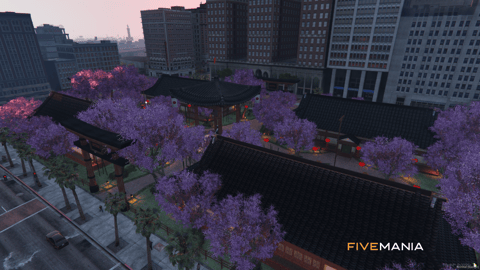 FIVEM Legion Square Tokyo | Japanese Themed Map Edit | Cherry Blossom Trees & Custom Buildings | Optimized | Fivem Ready | High Quality — image 26