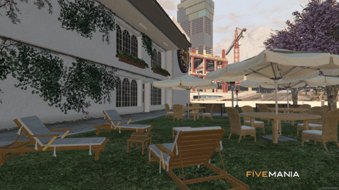 FIVEM Cat Caffee | Charming Cafe MLO | Interior & Exterior | Full Kitchen | Office & Storage | Outdoor Seating | Add-On | Optimized | Fivem Ready | High Quality — image 22