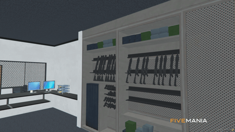 FIVEM Eclipse Police Department | Modern Police Station MLO | Interior & Exterior | Offices | Jail Cells | Briefing Room | Add-On | Optimized | Fivem Ready | High Quality — image 27