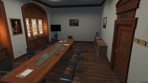 FIVEM Townhall | Grand Civic Building MLO | Interior & Exterior | Offices | Meeting Room | Courtroom | Add-On | Optimized | Fivem Ready | High Quality — image 15