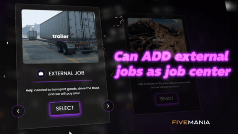 FIVEM Multiple Civilian Jobs | Dynamic Civilian Job Script | 25+ Pre-Made Jobs | Progression System | Random Routes | Temporary & Permanent Jobs | Add-On | Optimized | Fivem Ready | High Quality, image 17