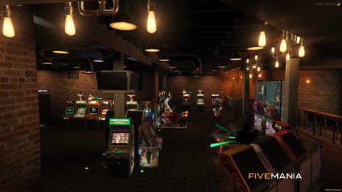 FIVEM Arcade | Vibrant Retro Gaming MLO | Working Arcade Machines | Add-On | Optimized | Fivem Ready | High Quality — image 5