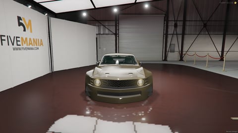 FIVEM Domgtt3 | Custom Muscle Car [Unbadged] Add-On | Custom Bodykit | Widebody | Working Lights | Add-On | Optimized | Fivem Ready | High Quality, image 4