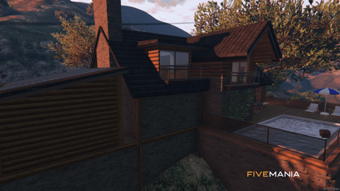 FIVEM Vinewood Hill House | Luxury Hillside MLO | Interior & Exterior | Swimming Pool | Custom Props | Add-On | Optimized | Fivem Ready | High Quality — image 3