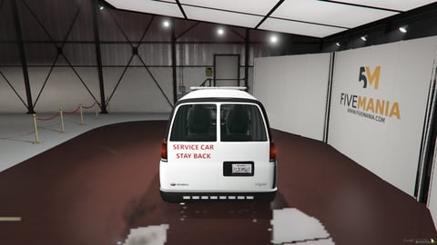 FIVEM Chevrolet Express | Lore Friendly Service Van | Benny's Livery | Working Lights | Add-On | Optimized | Fivem Ready | High Quality, image 6