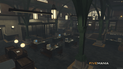 FIVEM Davis Department | Lore-Friendly Police Department MLO | Interior & Exterior | Offices & Jail Cells | Optimized | Add-On | Fivem Ready | High Quality — image 5