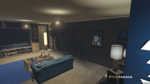 FIVEM Rips Hood | Gang Hideout MLO | Interior & Exterior | Music Studio | Gym | Add-On | Optimized | Fivem Ready | High Quality — image 10
