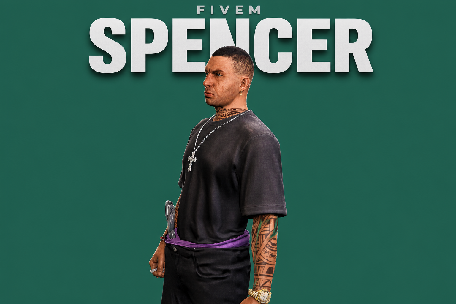 Spencer | Male Ped | Multiple Outfits | Optimized & Fivem Ready [Add-On]