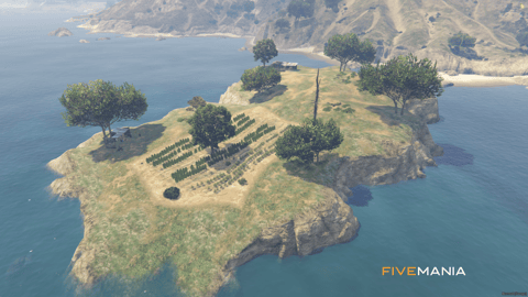FIVEM Weed Island | Hidden Drug Farm MLO | Cannabis Grow Operation | Custom Props | Add-On | Optimized | Fivem Ready | High Quality — image 3