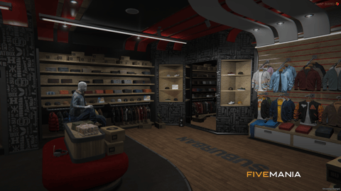 FIVEM Suburban Clothing Store V2 | Modern Clothing Store MLO | Interior & Exterior | Custom Props | Fitting Rooms | Add-On | Optimized | Fivem Ready | High Quality — image 4