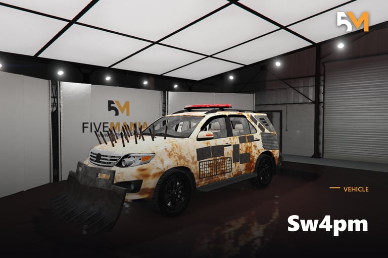 FIVEM Sw4pm, Post-Apocalyptic SUV [Unbadged] Add-On