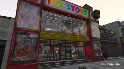 FIVEM Toyland | Multi-Level Toy Store & Entertainment MLO | Interior & Exterior | Arcade Games | Office Space | Add-On | Optimized | Fivem Ready | High Quality — image 2