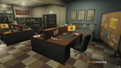FIVEM Blaine County Fire Station | Detailed Fire Station MLO | Interior & Exterior | Offices & Garage Bays | Lore Friendly | Add-On | Optimized | Fivem Ready | High Quality — image 15