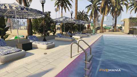 FIVEM Luma Beach Club | Exclusive Coastal Retreat MLO | Pool & Bar | Lounge Areas | Custom Props | Add-On | Optimized | Fivem Ready | High Quality — image 6