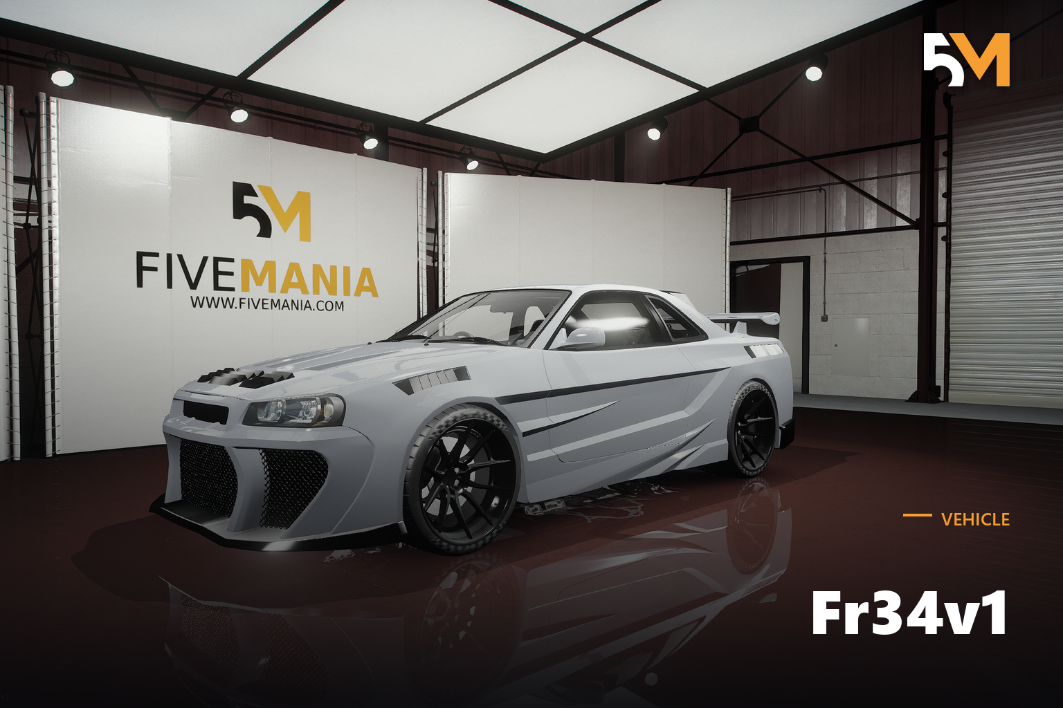 FIVEM Fr34v1 | Realistic Sports Car [Unbadged] Add-On | Custom Body Kit | Tuning Parts | Add-On | Optimized | Fivem Ready | High Quality