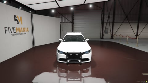 FIVEM Alfa Romeo Giulia | Lore Friendly EMS Sedan | Working Emergency Lights | Push Bar | Custom Livery | Add-On | Optimized | Fivem Ready | High Quality, image 4