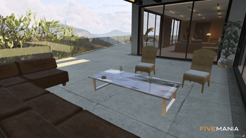 FIVEM Richman Royal Manor | Luxury Modern Estate | Interior & Exterior | Swimming Pool | Add-On | Optimized | Fivem Ready | High Quality — image 10