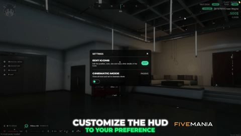 FIVEM HUD Script | Customizable User Interface | Dynamic HUD Styles | Color Customization | Vehicle Controls | Add-On | Optimized | Fivem Ready | High Quality, image 13