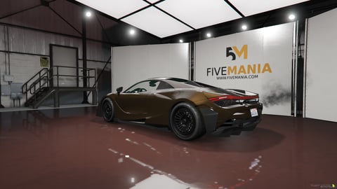 FIVEM McLaren 720S | Realistic Supercar [Unbadged] Add-On | Custom Wheels | HQ Interior | Working Lights | Optimized | Fivem Ready | High Quality, image 8