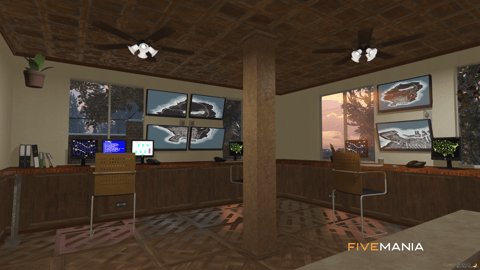 FIVEM Paleto Bay Fire Station | Detailed Fire Department MLO | Interior & Exterior | Garage Bays | Office & Common Areas | Add-On | Optimized | Fivem Ready | High Quality — image 6