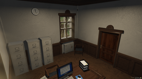 FIVEM Sandy Bank | Custom Bank MLO | Interior & Exterior | Offices | Security Room | Add-On | Optimized | Fivem Ready | High Quality — image 13