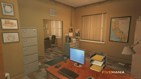 FIVEM Sandy University | Immersive University MLO | Interior & Exterior | Classrooms | Lockers | Lobby | Add-On | Optimized | Fivem Ready | High Quality — image 44