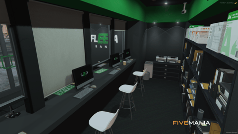 FIVEM Fleeca | Lore-Friendly Bank MLO | Interior & Exterior | Add-On | Optimized | Fivem Ready | High Quality — image 6