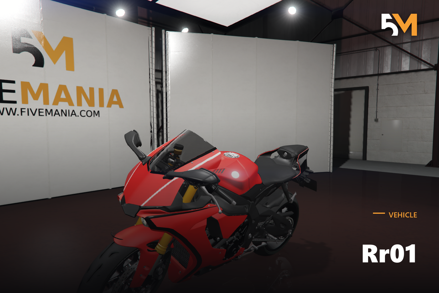 FIVEM Rr01 | Realistic Sport Bike [Unbadged] Add-On | Working Lights | Optimized | Fivem Ready | High Quality