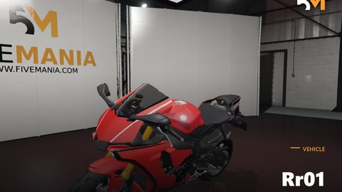 FIVEM Rr01 | Realistic Sport Bike [Unbadged] Add-On | Working Lights | Optimized | Fivem Ready | High Quality cover