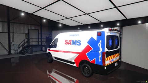 FIVEM Emsnspeedo | Lore-Friendly Ambulance Van [Unbadged] Add-On | Working Emergency Lights | Custom Liveries | Optimized | Fivem Ready | High Quality — image 8