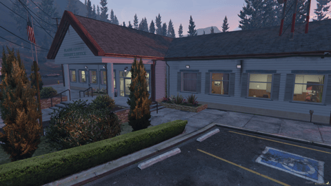 FIVEM Paleto Sheriff Department V2 | Realistic Sheriff Department MLO | Interior & Exterior | Offices | Jail Cells | Locker Room | Add-On | Optimized | Fivem Ready | High Quality — image 3