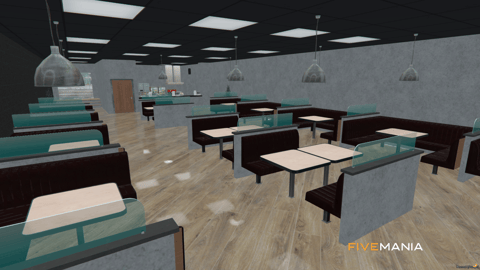 FIVEM Evo Motors | Luxury Dealership & Mechanic MLO | Interior & Exterior | Office & Restaurant | Helipads | Add-On | Optimized | Fivem Ready | High Quality — image 20