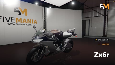 FIVEM Zx6r | Realistic Sports Bike [Unbadged] Add-On | Optimized | Fivem Ready | High Quality cover