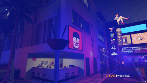 FIVEM Neo Tokyo | Futuristic City Map Expansion | Multiple MLOs | Custom Interiors | Neon Lighting | Exterior Map Edits | Add-On | Optimized | Fivem Ready | High Quality — image 7