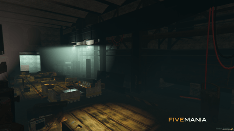 FIVEM Marabunta Hideout | Industrial Gang Hideout MLO | Interior & Exterior | Custom Props | Server Room | Add-On | Optimized | Fivem Ready | High Quality — image 9
