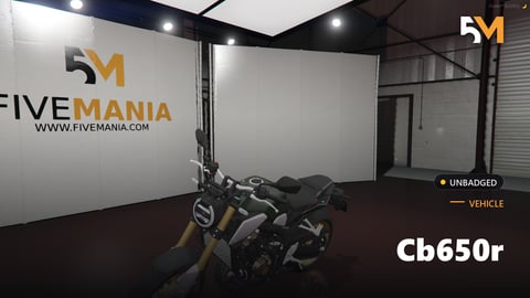 FIVEM Cb650r | Realistic Motorcycle [Unbadged] Add-On | Optimized | Fivem Ready | High Quality cover
