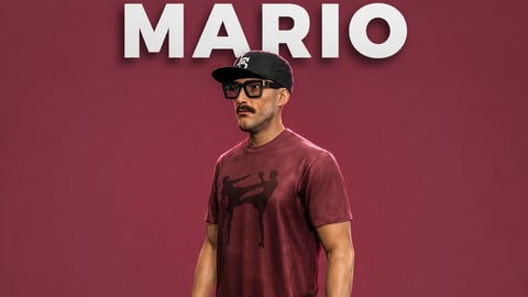 Mario | Male Ped | Multiple Outfits | Optimized & Fivem Ready [Add-On] cover