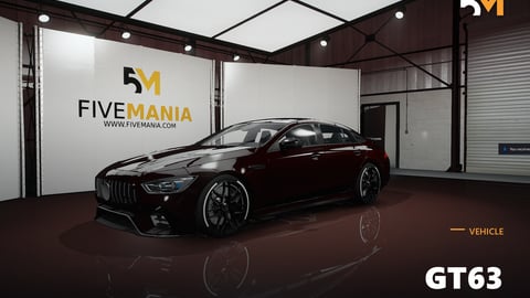 FIVEM GT63 | Realistic Sports Car [Badged] Add-On | Interior & Exterior | Fivem Ready | High Quality | Optimized cover