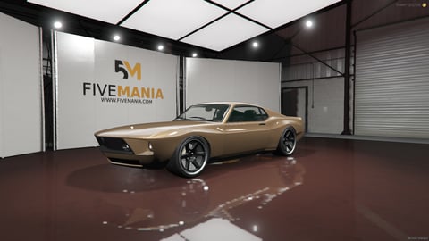 FIVEM Domgtt1 | Custom Muscle Car [Unbadged] Add-On | Custom Wheels | Detailed Interior | Working Lights | Optimized | Fivem Ready | High Quality, image 3