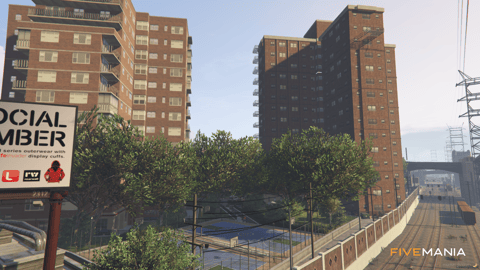 FIVEM New York Hood | Urban Neighborhood Map Edit | Apartment Buildings | Skate Park | Basketball Court | Detailed Environment | Add-On | Optimized | Fivem Ready | High Quality — image 5