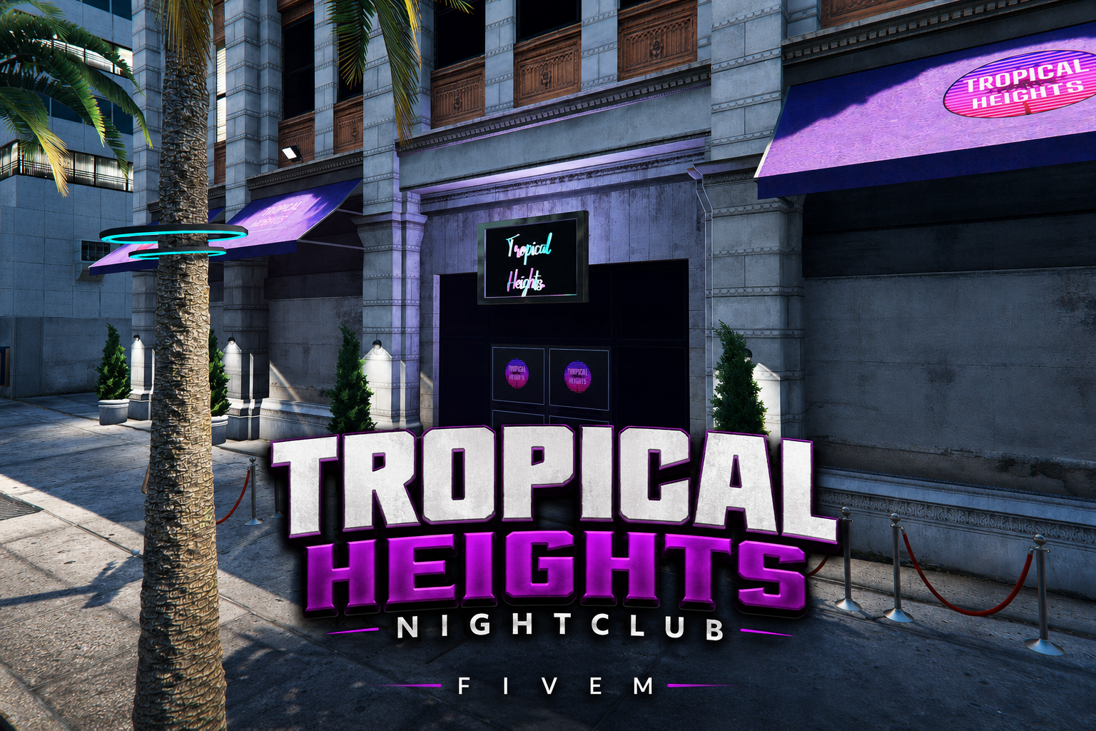 FIVEM Tropical Heights Nightclub | Vibrant Nightclub MLO | Interior & Exterior | Rooftop Pool | Custom Lighting | Add-On | Optimized | Fivem Ready | High Quality